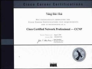ccnp(思科认证网络高级工程师简称)