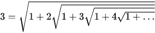拉马努金恒等式(以拉马努金名字命名的数学公式)