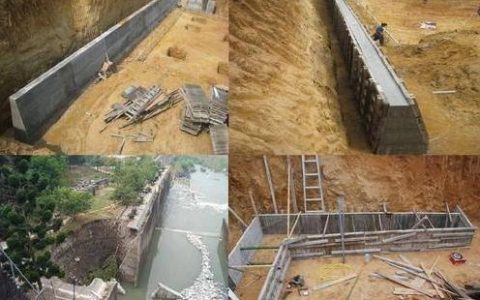 悬臂式挡土墙(轻型支挡构筑物)