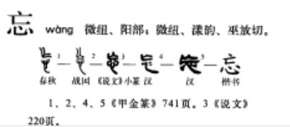 忘(汉语汉字)
