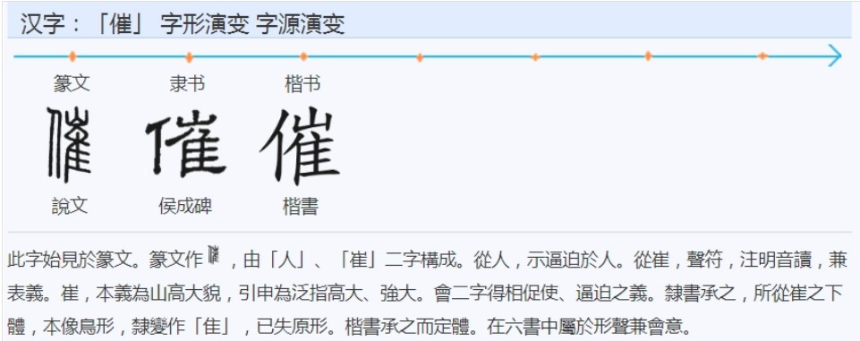 催(汉语汉字)