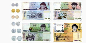 韩币(韩国现流通货币)