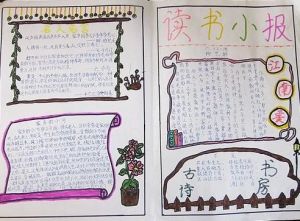 读书小报(学校开办的报纸期刊)
