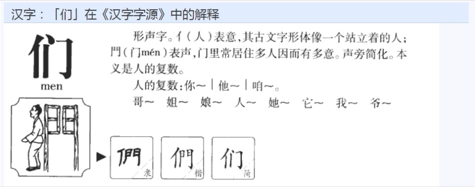 们(汉语汉字)
