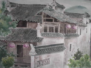 色粉画(西洋主要色彩画种之一)