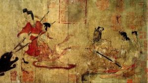 《女史箴图》(东晋顾恺之创作的绢本绘画)