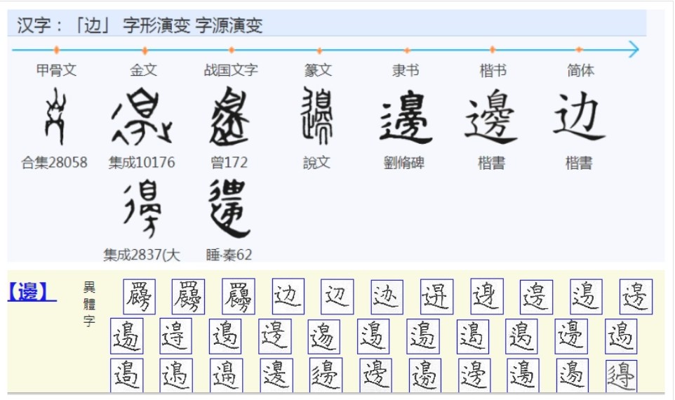 边(汉语汉字)