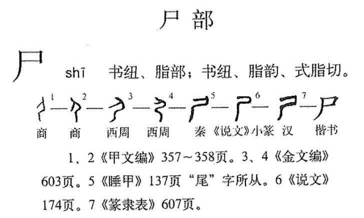 尸(汉语汉字)