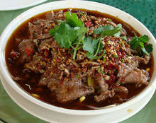 麻辣牛肉(川菜系之一)