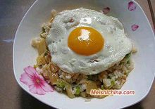 辣白菜炒饭(韩式料理)
