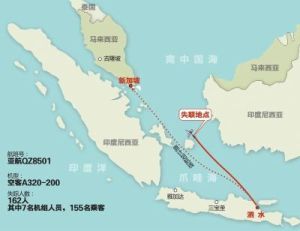 2·28印度尼西亚航班失联事件(印度尼西亚飞往新加坡的客机失联)"
