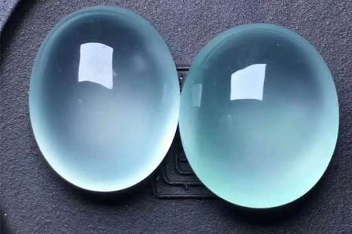 冰种翡翠戒面料