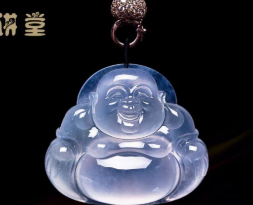 玻璃种翡翠佛公