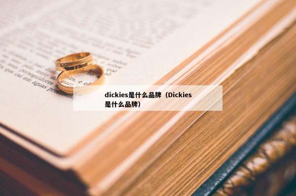 dickies是什么品牌（Dickies是什么品牌）