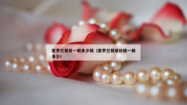 紫罗兰翡翠一般多少钱（紫罗兰翡翠价格一般多少）