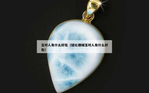 玉对人有什么好处（硅化珊瑚玉对人有什么好处）