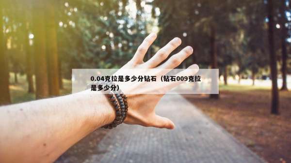 .04克拉是多少分钻石（钻石009克拉是多少分）"