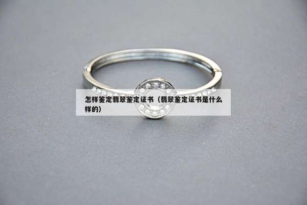 怎样鉴定翡翠鉴定证书（翡翠鉴定证书是什么样的）