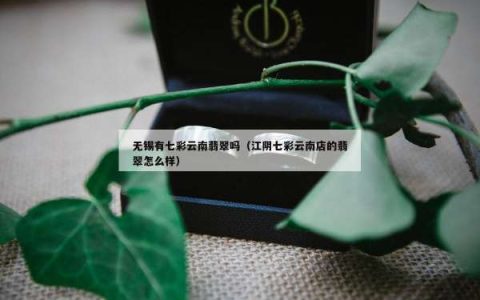 无锡有七彩云南翡翠吗（江阴七彩云南店的翡翠怎么样）