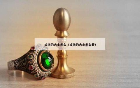 戒指的大小怎么（戒指的大小怎么看）