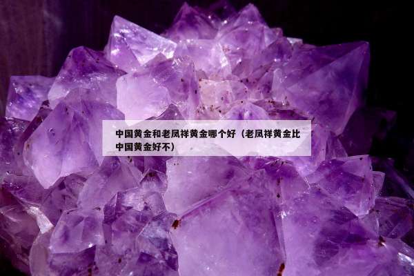 中国黄金和老凤祥黄金哪个好（老凤祥黄金比中国黄金好不）