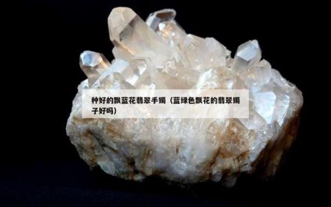 种好的飘蓝花翡翠手镯（蓝绿色飘花的翡翠镯子好吗）