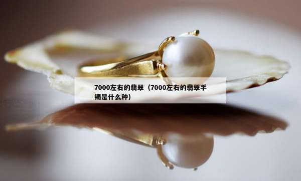 000左右的翡翠（7000左右的翡翠手镯是什么种）"