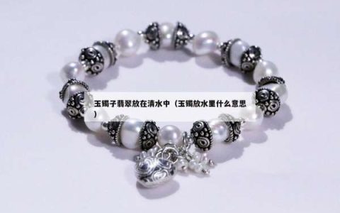 玉镯子翡翠放在清水中（玉镯放水里什么意思）
