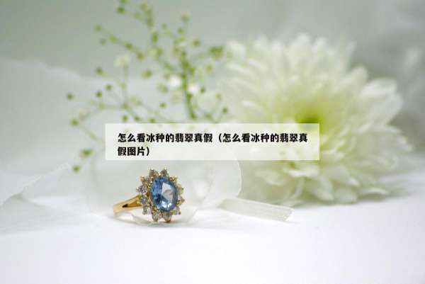 怎么看冰种的翡翠真假（怎么看冰种的翡翠真假图片）