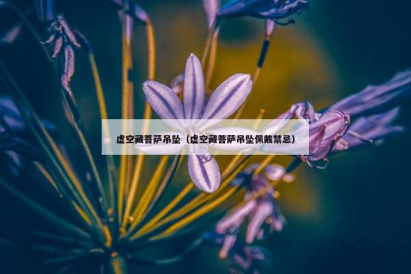 虚空藏菩萨吊坠（虚空藏菩萨吊坠佩戴禁忌）