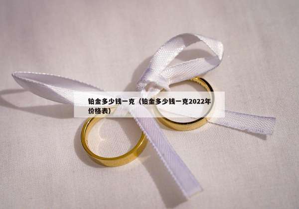 铂金多少钱一克（铂金多少钱一克2022年价格表）