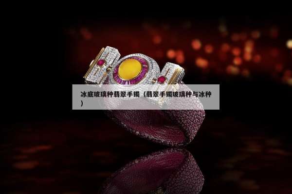 冰底玻璃种翡翠手镯（翡翠手镯玻璃种与冰种）