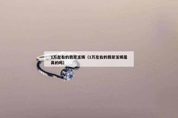 万左右的翡翠玉镯（1万左右的翡翠玉镯是真的吗）"