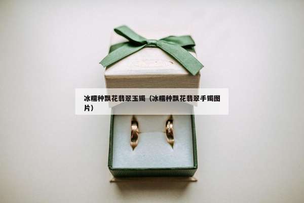 冰糯种飘花翡翠玉镯（冰糯种飘花翡翠手镯图片）