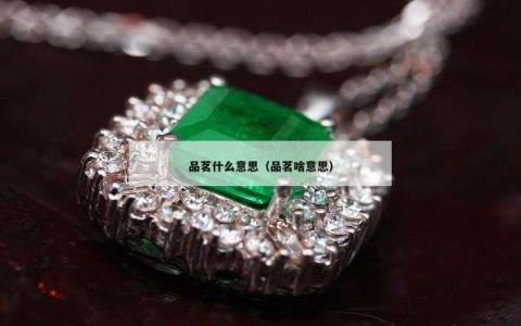 品茗什么意思（品茗啥意思）