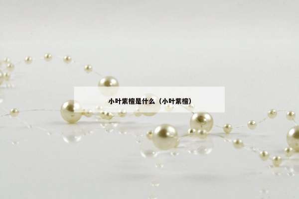 小叶紫檀是什么（小叶紫檀）