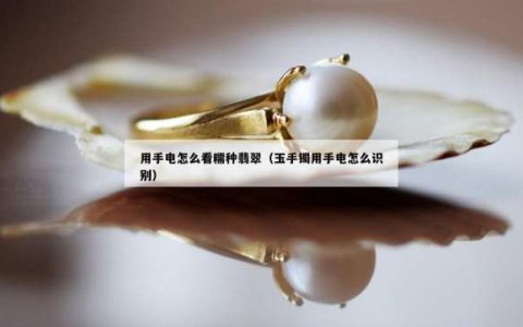 用手电怎么看糯种翡翠（玉手镯用手电怎么识别）