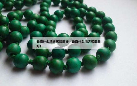 云南什么地方买翡翠好（云南什么地方买翡翠好）