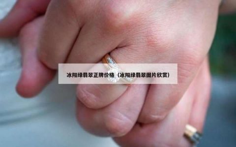 冰阳绿翡翠正牌价格（冰阳绿翡翠图片欣赏）
