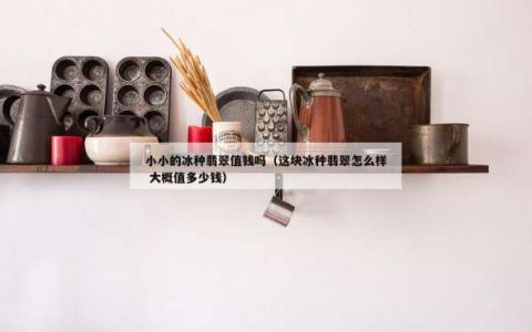 小小的冰种翡翠值钱吗（这块冰种翡翠怎么样 大概值多少钱）