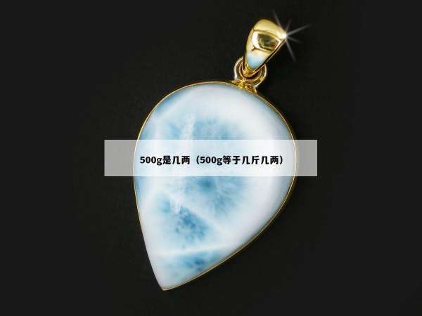 00g是几两（500g等于几斤几两）"