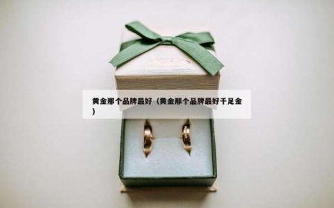 黄金那个品牌最好（黄金那个品牌最好千足金）