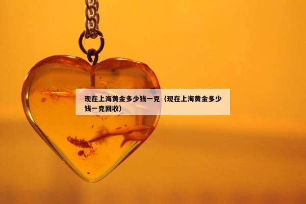 现在上海黄金多少钱一克（现在上海黄金多少钱一克回收）
