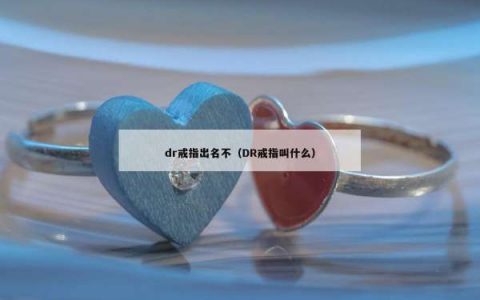 dr戒指出名不（DR戒指叫什么）