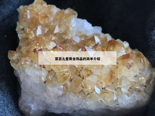 菜百儿童黄金饰品的简单介绍