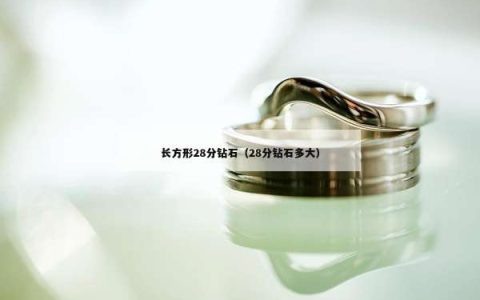 长方形28分钻石（28分钻石多大）