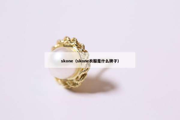 skone（skone衣服是什么牌子）