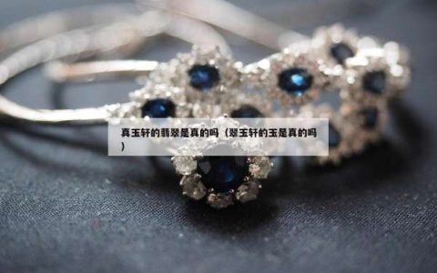 真玉轩的翡翠是真的吗（翠玉轩的玉是真的吗）