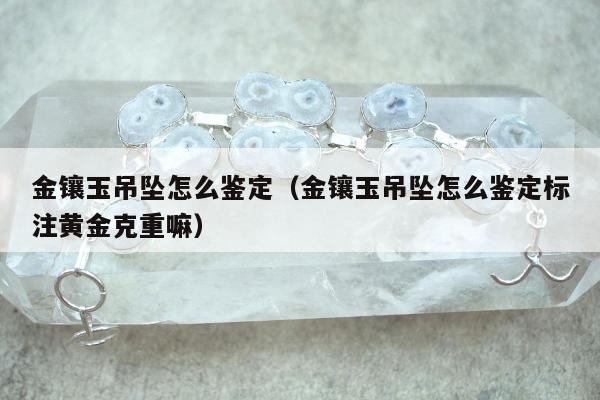 金镶玉吊坠怎么鉴定，金镶玉吊坠怎么鉴定标注黄金克重嘛
