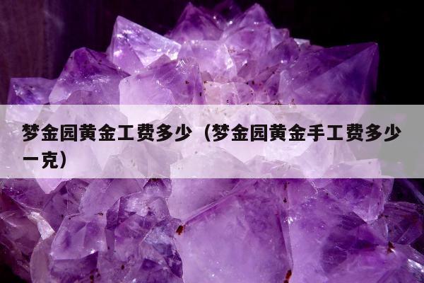 梦金园黄金工费多少，梦金园黄金手工费多少一克
